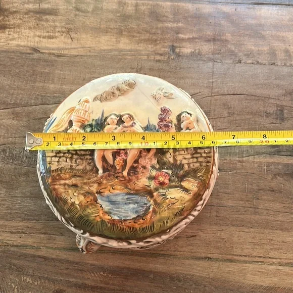 Vintage Capodimonte dish